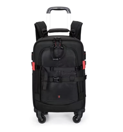 Yaxiumei Large DSLR Camera Trolley Bag with Wheels – Perfect for Travel